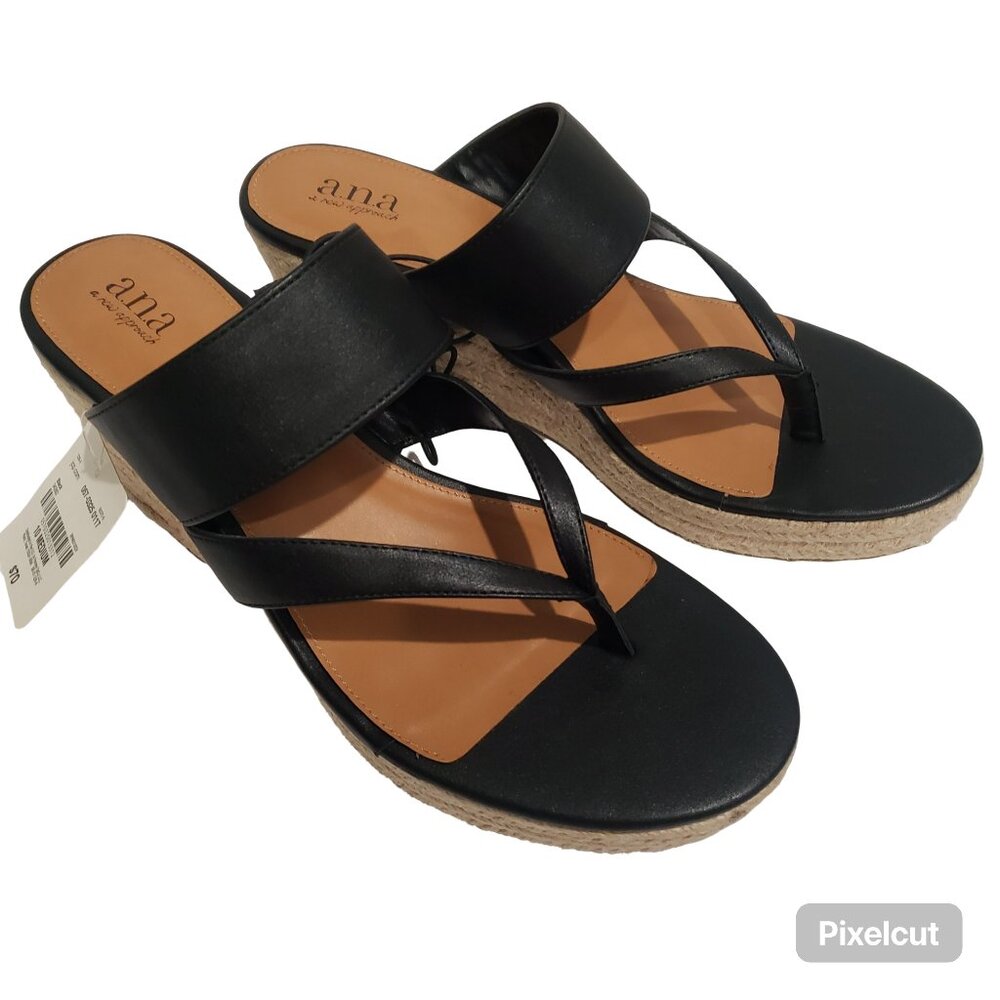 A.N.A. Wedge Sandals Women's size 10